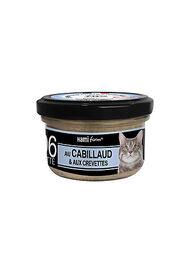 Hamiform - Les Cuisinés N°6 au Cabillaud et Crevettes pour Chats - 80g