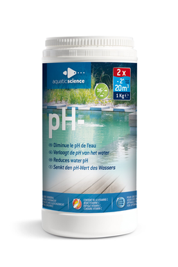 Aquatic Science - Conditionneur Ichipond PH- pour Bassin - 1Kg