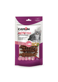 Camon - Friandises Actifish Thon et Poulet pour Chats - 45g