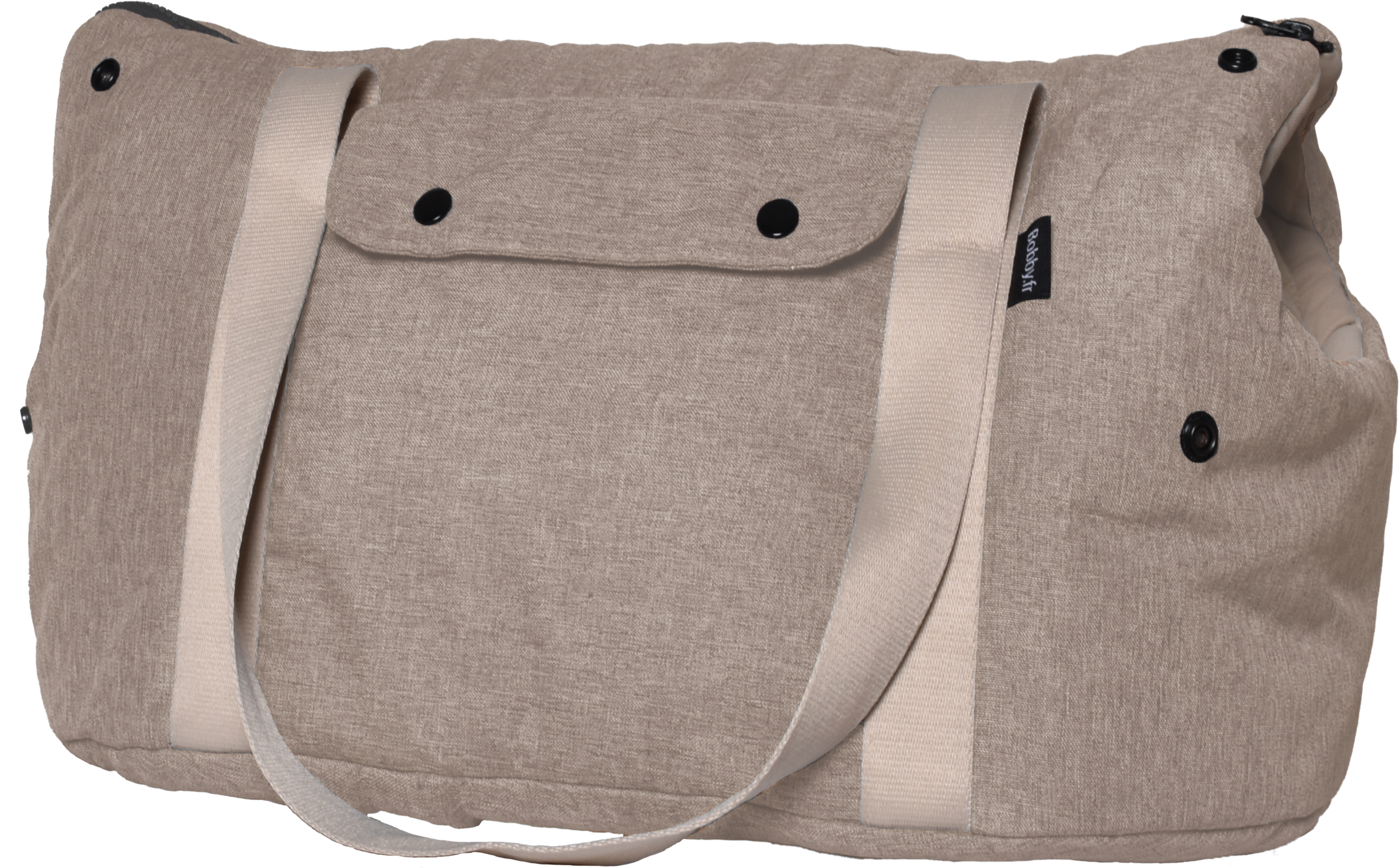 Bobby - Sac Balade de Transport Beige pour Chiens - M Image num&eacute;ro 1