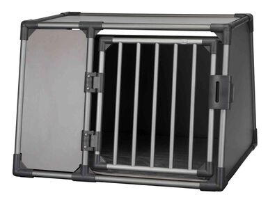 Trixie - Box de Transport en Aluminium Gris Graphite - L : 92 x 64 x 78 cm