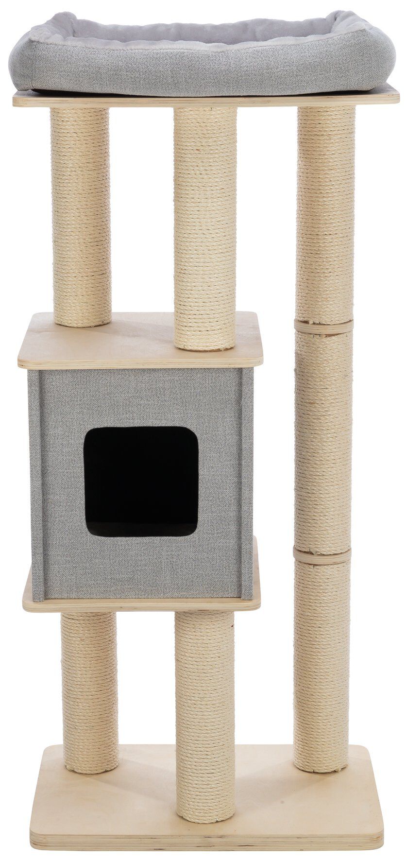 Trixie - Arbre &agrave; chat Luan gris - 129 cm Image num&eacute;ro 1