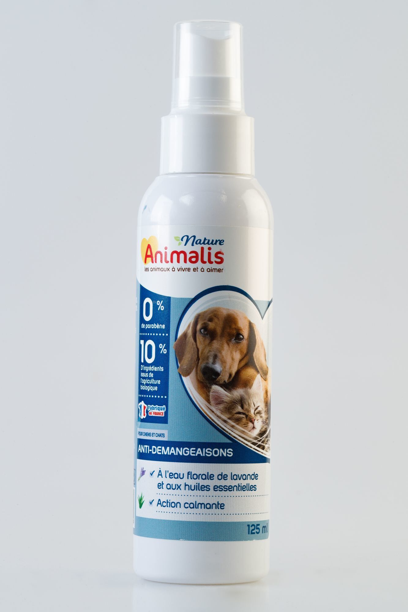 Animalis - Lotion en Spray Anti D&eacute;mangeaisons pour Chiens et Chats - 125ml Image num&eacute;ro 1