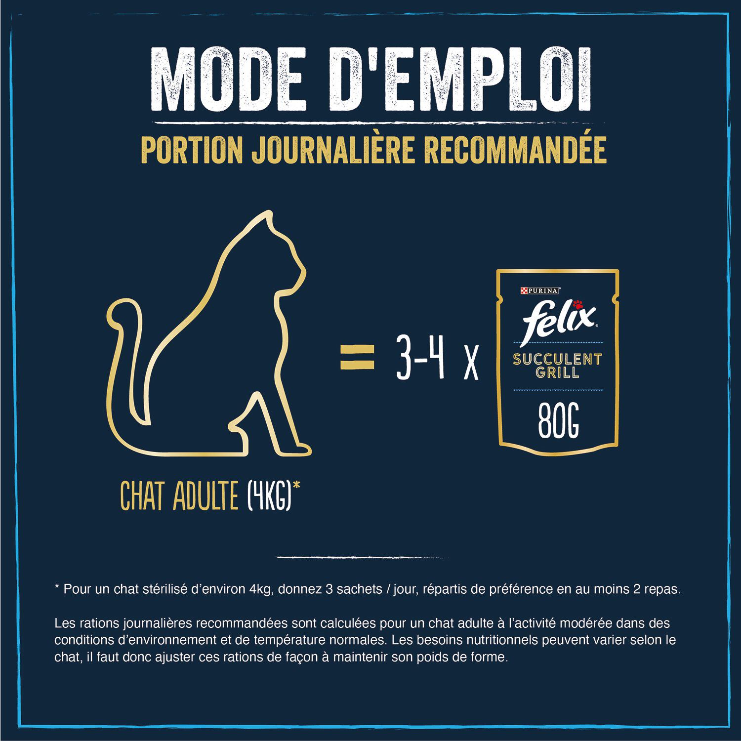 FELIX - Pochons Succulent Grill Selection de Poissons en Sauce pour chats adultes - 12X80g Image num&eacute;ro 7