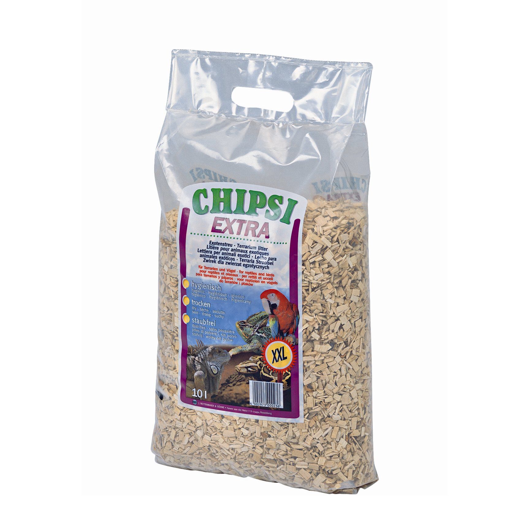 Chipsi - Liti&egrave;re H&ecirc;tre EXTRA XXL pour Oiseaux et Reptiles - 3,2Kg Image num&eacute;ro 1