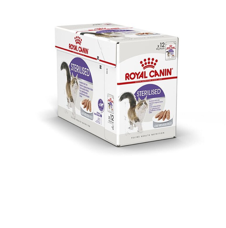 Royal Canin - Sachets Sterilised en Mousse pour Chat - 12x85g Image numéro 1 Royal Canin - Sachets Sterilised en Mousse pour Chat - 12x85g Image numéro 1