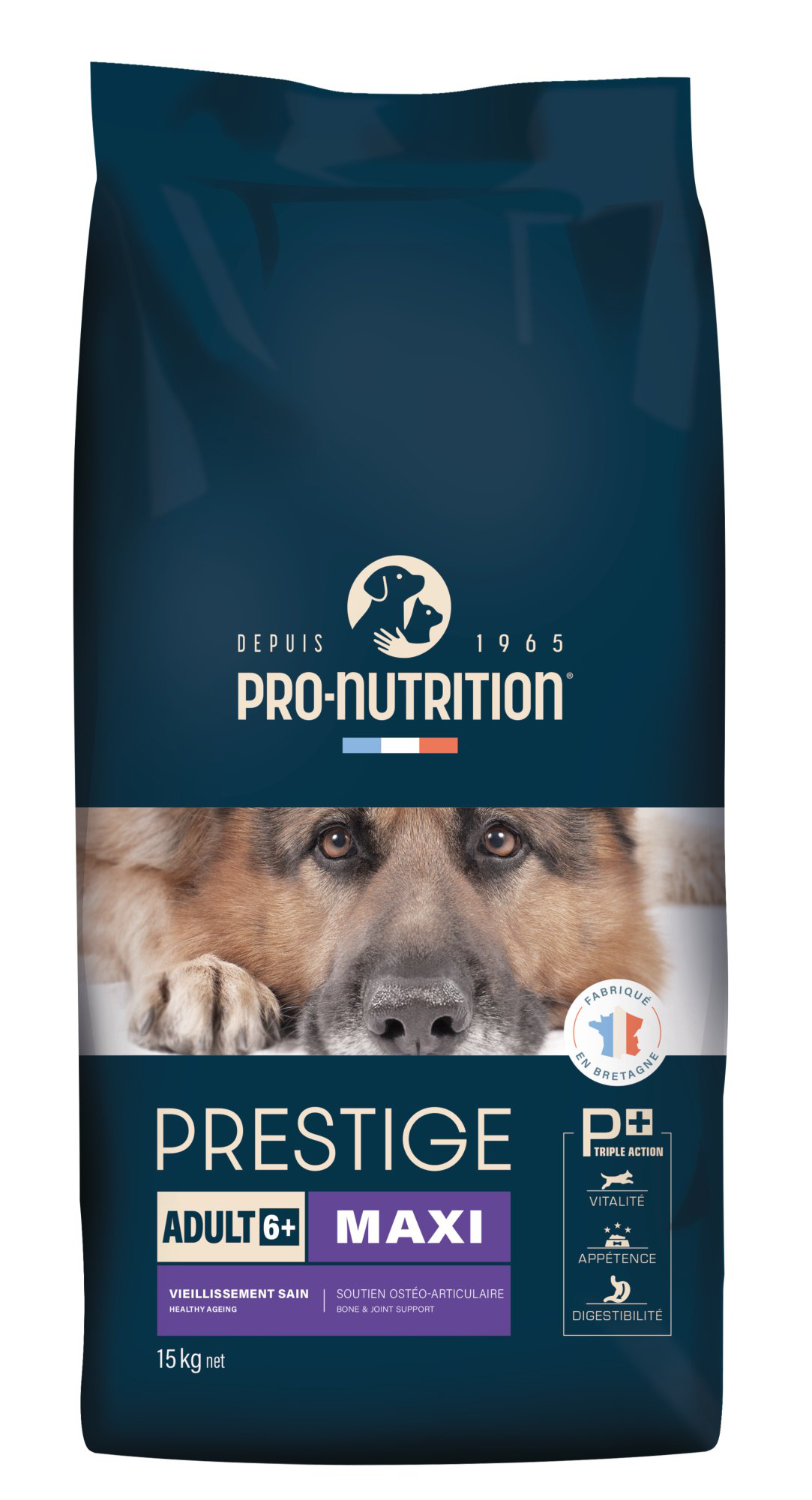 Pro-nutrition - Croquettes Prestige Maxi Adult 6+ pour Chiens - 15Kg Image num&eacute;ro 1