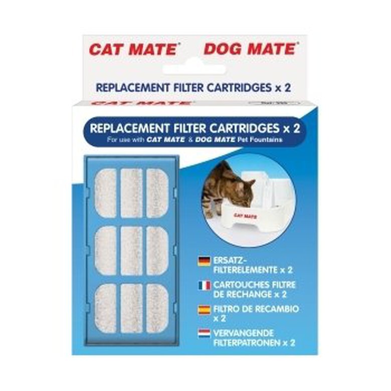 Pet Mate - Cartouche Filtre de Rechange pour Fontaine Cat Mate - 335 Image numéro 1 Pet Mate - Cartouche Filtre de Rechange pour Fontaine Cat Mate - 335 Image numéro 1
