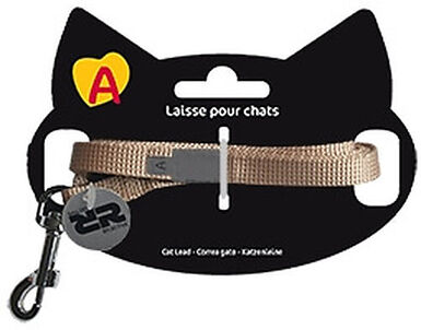 Animalis - Laisse Basic de 1,2m pour Chat - Beige