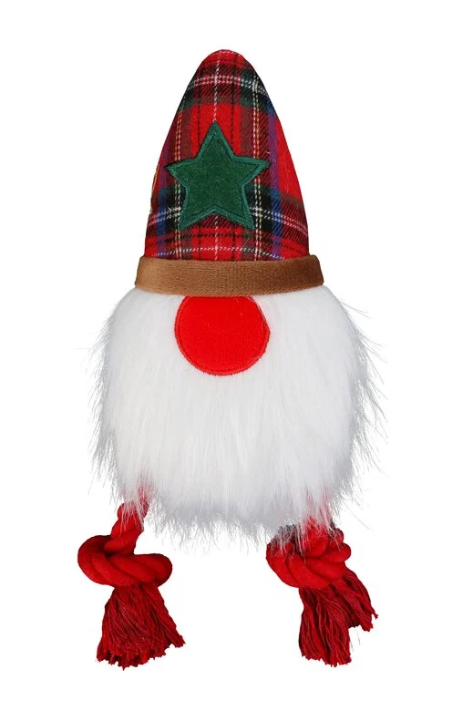 Wouapy - Jouet Dingos Corde Gnome Noël pour Chiens - 26cm Image numéro 1 Wouapy - Jouet Dingos Corde Gnome Noël pour Chiens - 26cm Image numéro 1