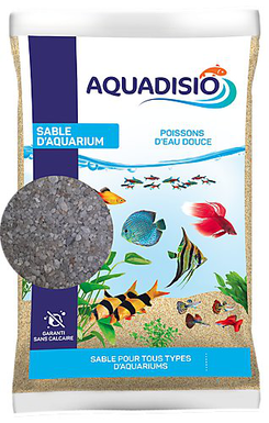 Aquarium gravier galet brillant beige marron 1 kg