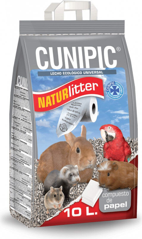 Cunipic - Liti&egrave;re Naturlitter Papier pour Rongeurs - 10L Image num&eacute;ro 1