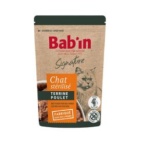 Bab'in - Terrine au Poulet pour Chats  - 80g