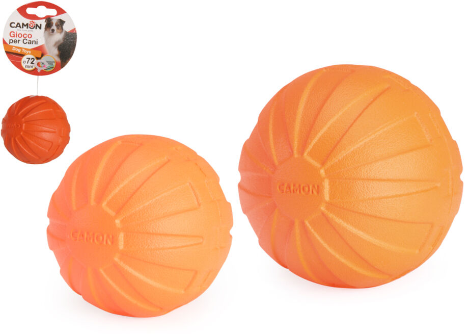 Camon - Jouet Balle Eva Orange pour Chiens - 7cm Image num&eacute;ro 1