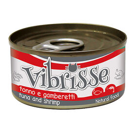 Vibrisse - Pâtée Natural Food au Thon et Crevettes pour Chat