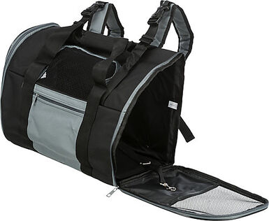 Trixie - Sac à Dos Connor pour Chien - Noir/Gris