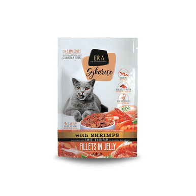 Era - Pâtée Sybarite aux Crevettes Carotte et Romarin pour Chats -  85g