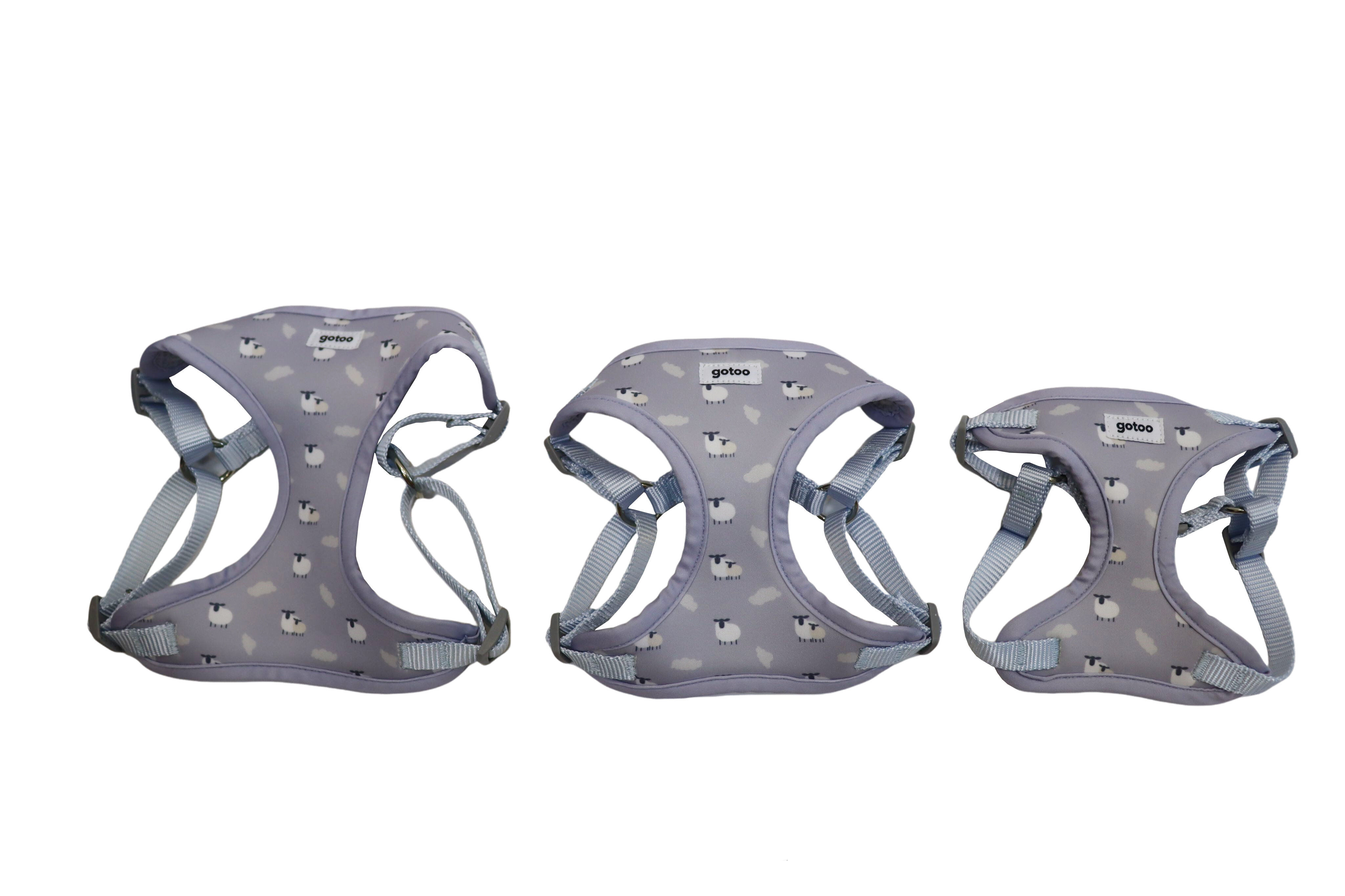 Gotoo- Harnais Mouton Gris pour Chiot - XXS Image num&eacute;ro 4