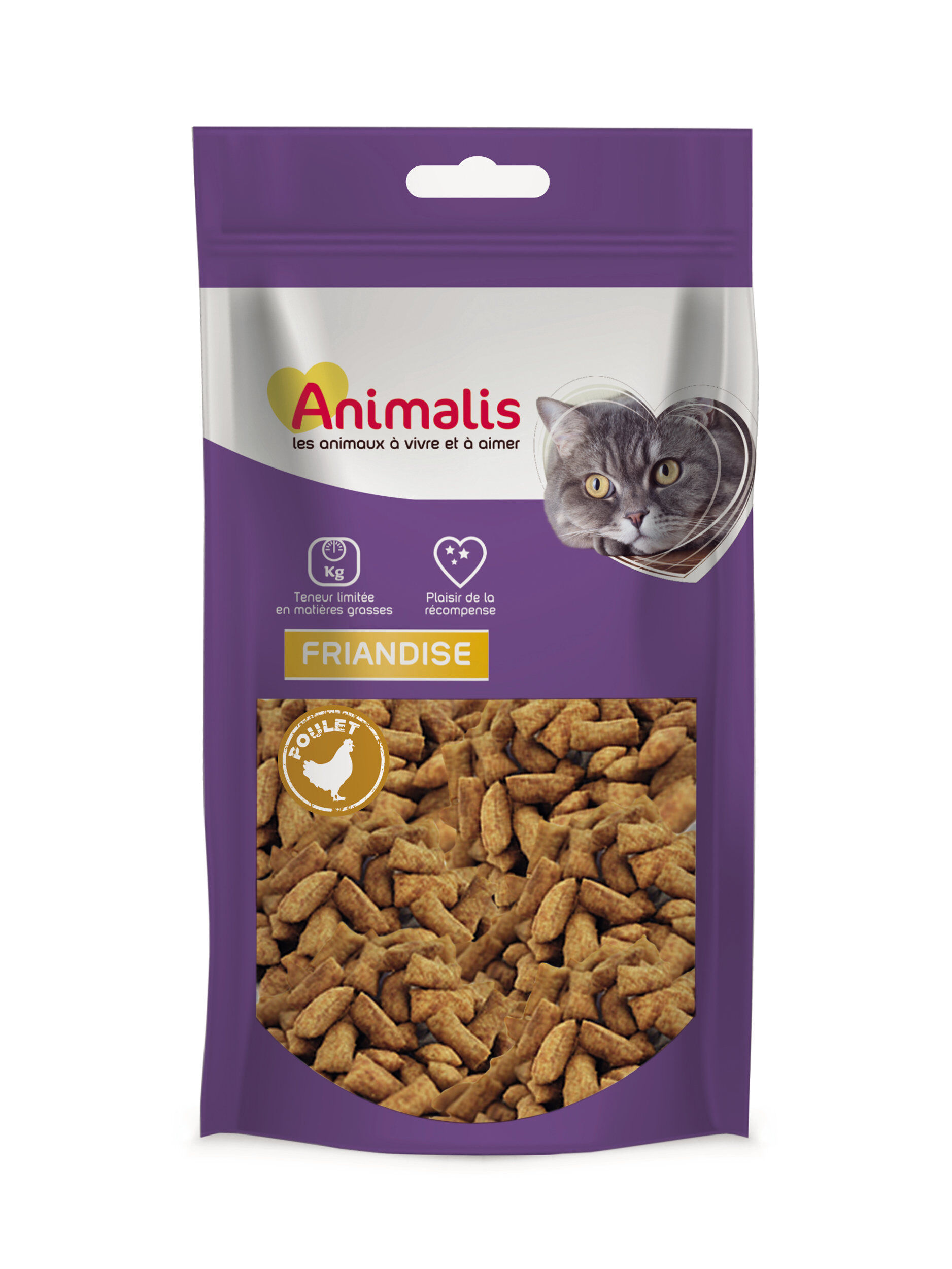 Animalis - Animalis Friandises Crunchy au Poulet pour Chat - 50g Image num&eacute;ro 1