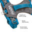 Kurgo - Harnais "Journey Air" Bleu pour Chiens - L Indicateur image numéro 2