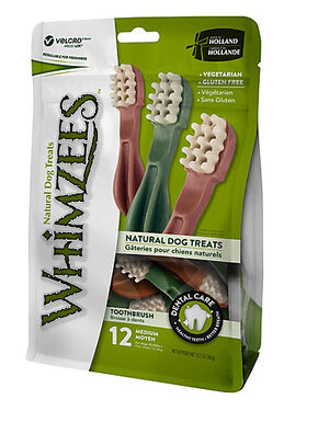 Whimzees - Friandises Brosse à Dents Dog Treats M pour Chien - x12