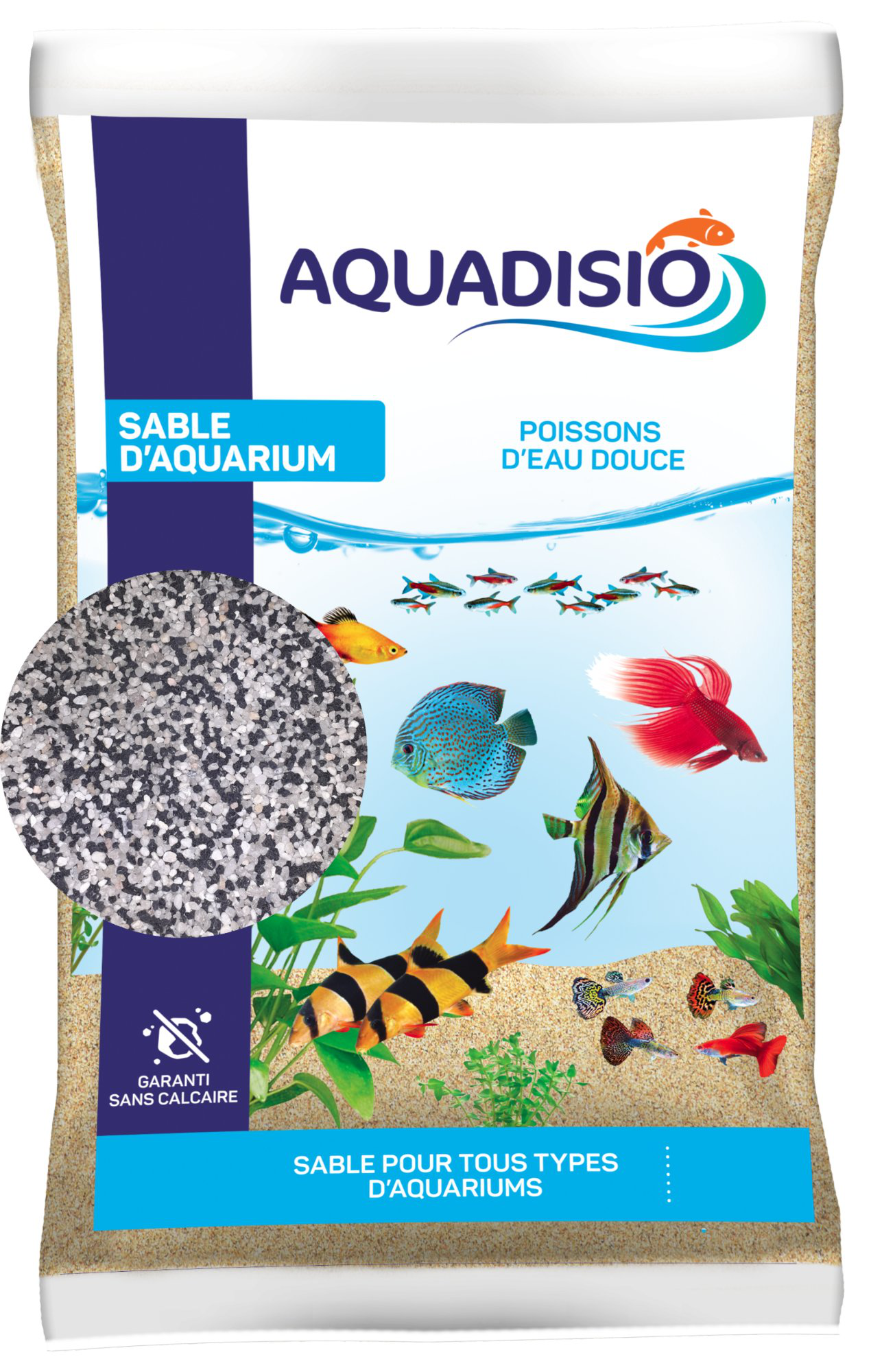 Aquadisio - Quartz Hawai pour Aquarium - 4kg Image num&eacute;ro 1