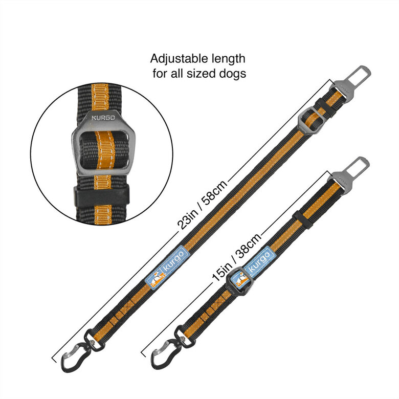 Kurgo - Attache Sécurité Pivotant "DTS Swivel" pour Chiens - 38 à 56cm Image numéro 3 Kurgo - Attache Sécurité Pivotant "DTS Swivel" pour Chiens - 38 à 56cm Image numéro 3