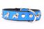 Yogipet - Collier Super Bouledogue Français Cuir pour Chien Bleu - T50 31/44cm Indicateur image numéro 3