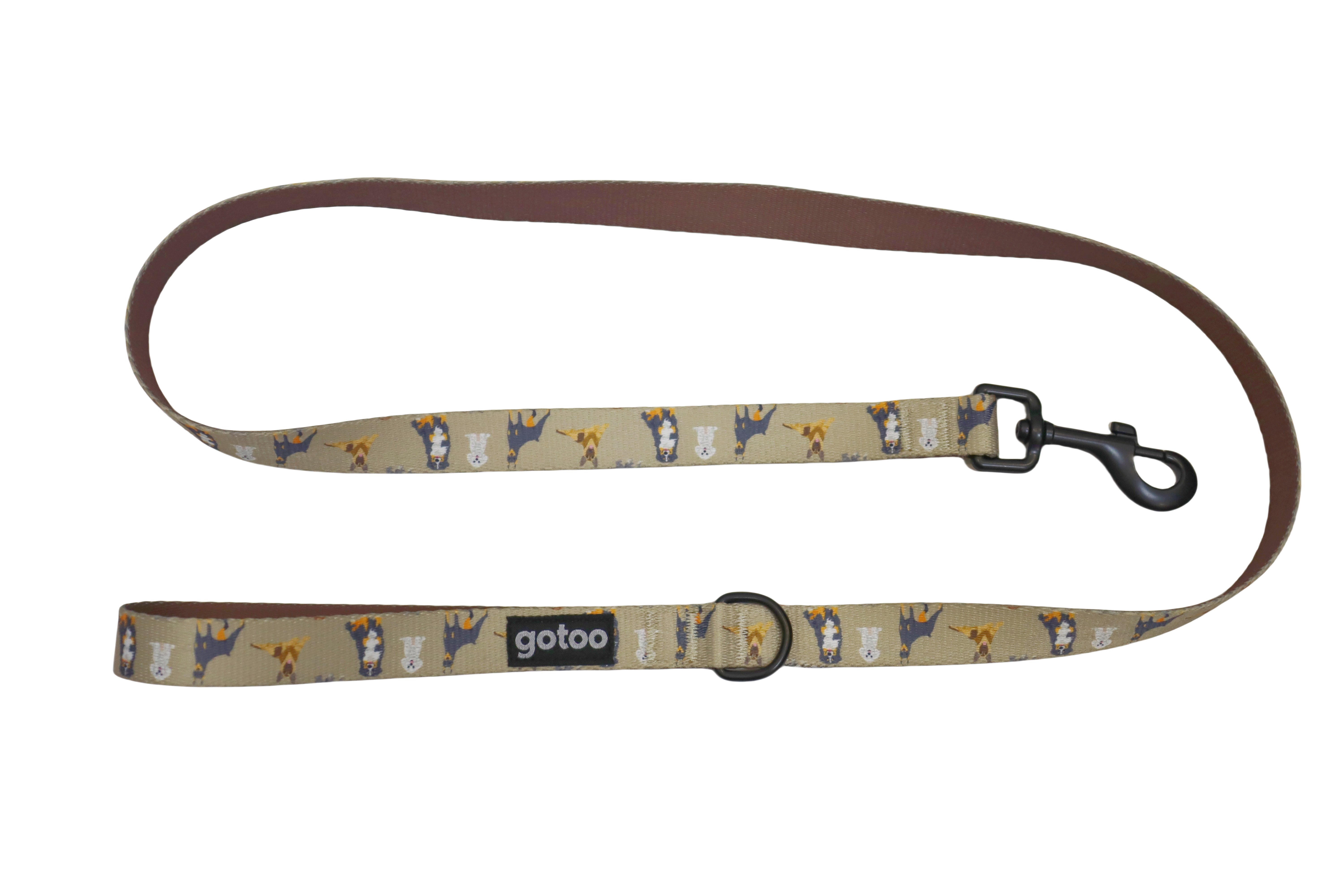 Gotoo - Laisse Marron pour Chien - L Image num&eacute;ro 1