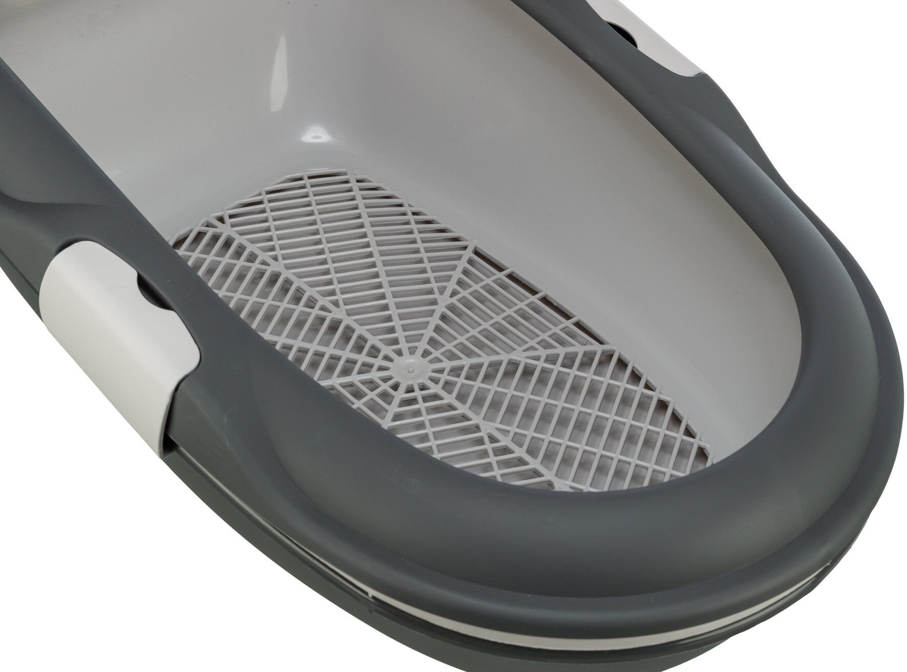 Trixie - Bac &agrave; liti&egrave;re Berto syst&egrave;me de tri  gris/bleu pastel/granit - 39 x 22 x 59 cm Image num&eacute;ro 4