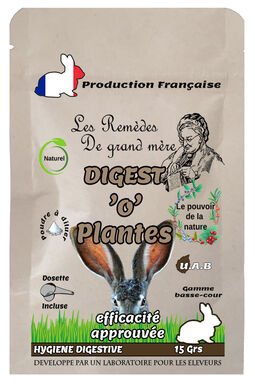 Animalgeo - DIGEST'O'PLANTES LAPIN -SACHET-15 GRS