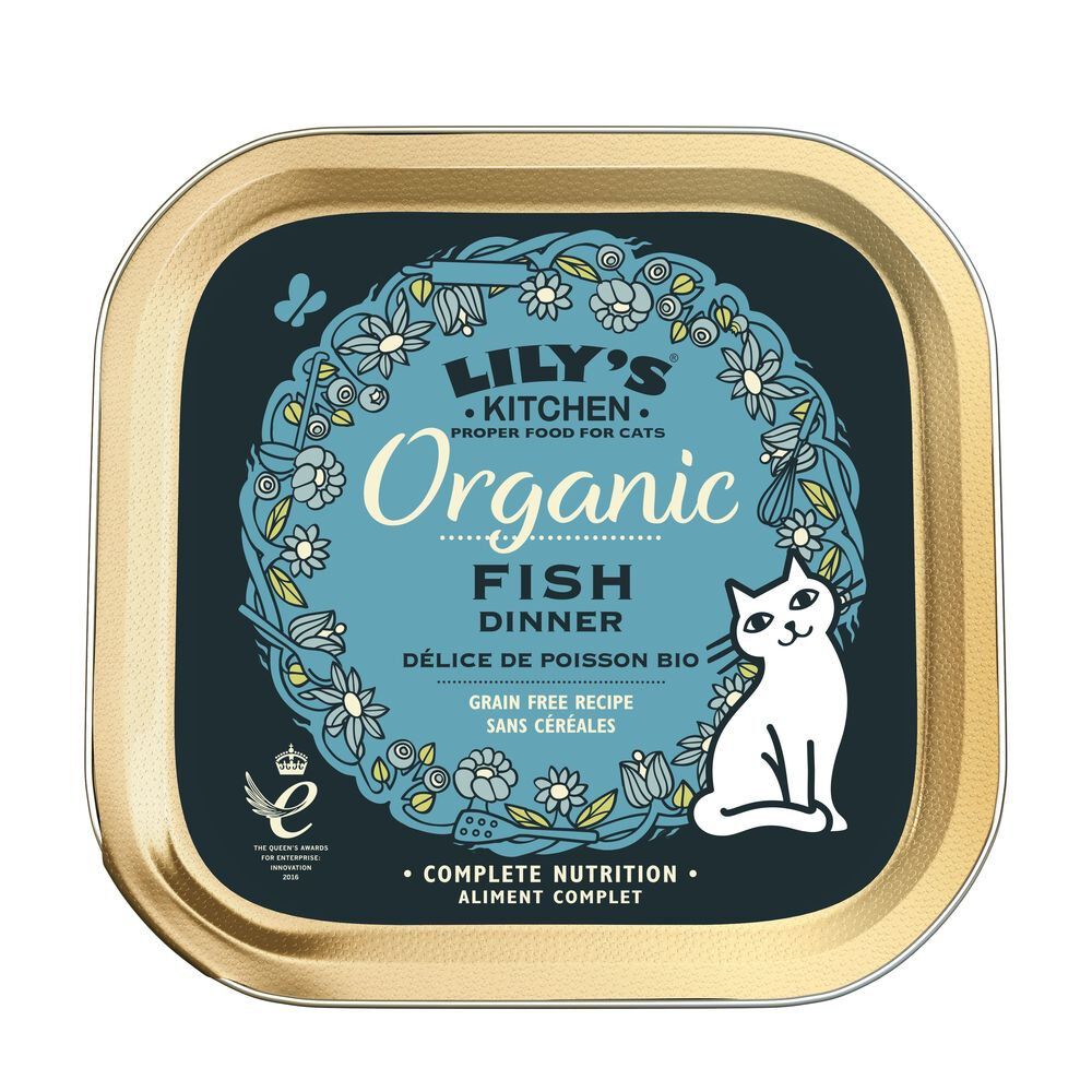 Lily's Kitchen - Barquette D&eacute;lice de Poisson Bio pour Chats - 85g Image num&eacute;ro 3