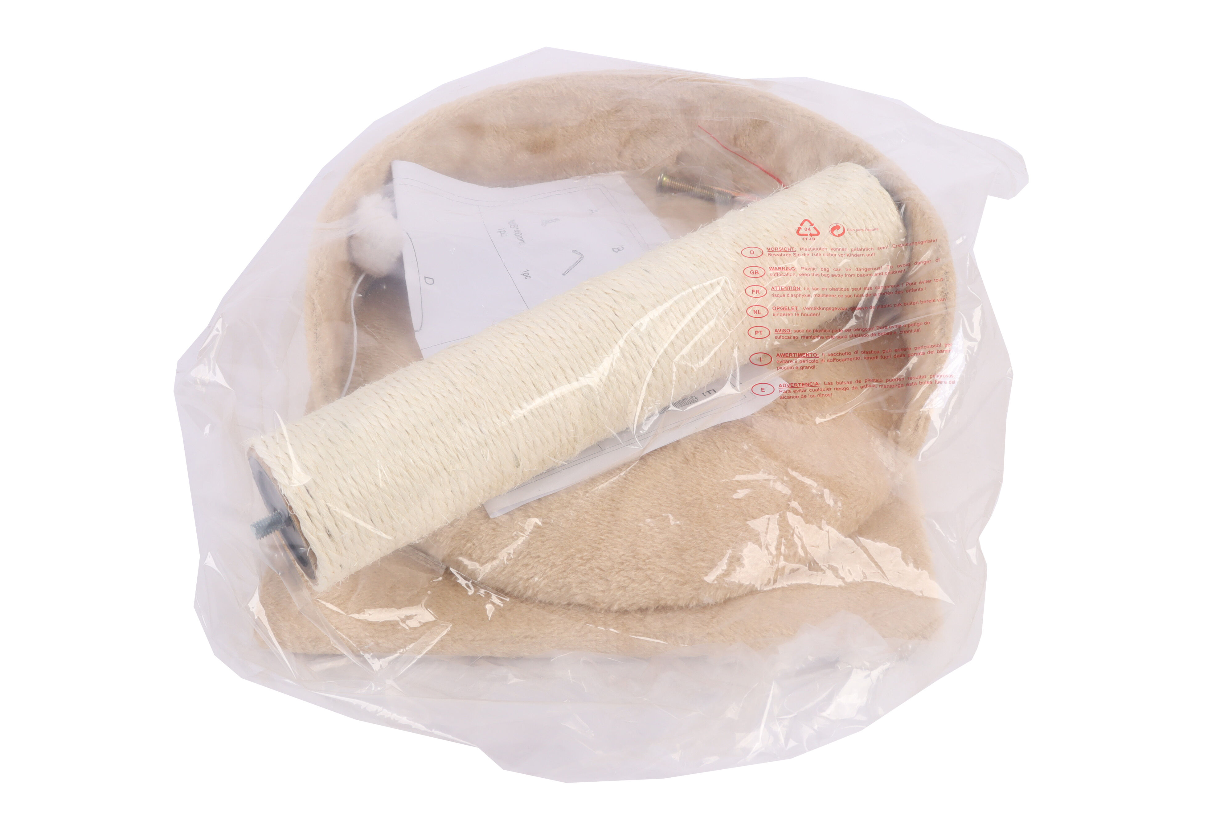 Leeby - Griffoir Tigrou pour Chats - Beige Image num&eacute;ro 6