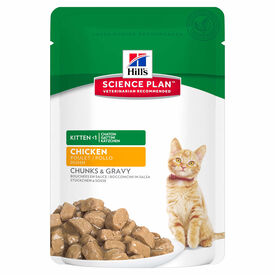 Hill's Science Plan - Multipack Kitten en Sauce Poulet et Dinde pour Chatons - 12x85g