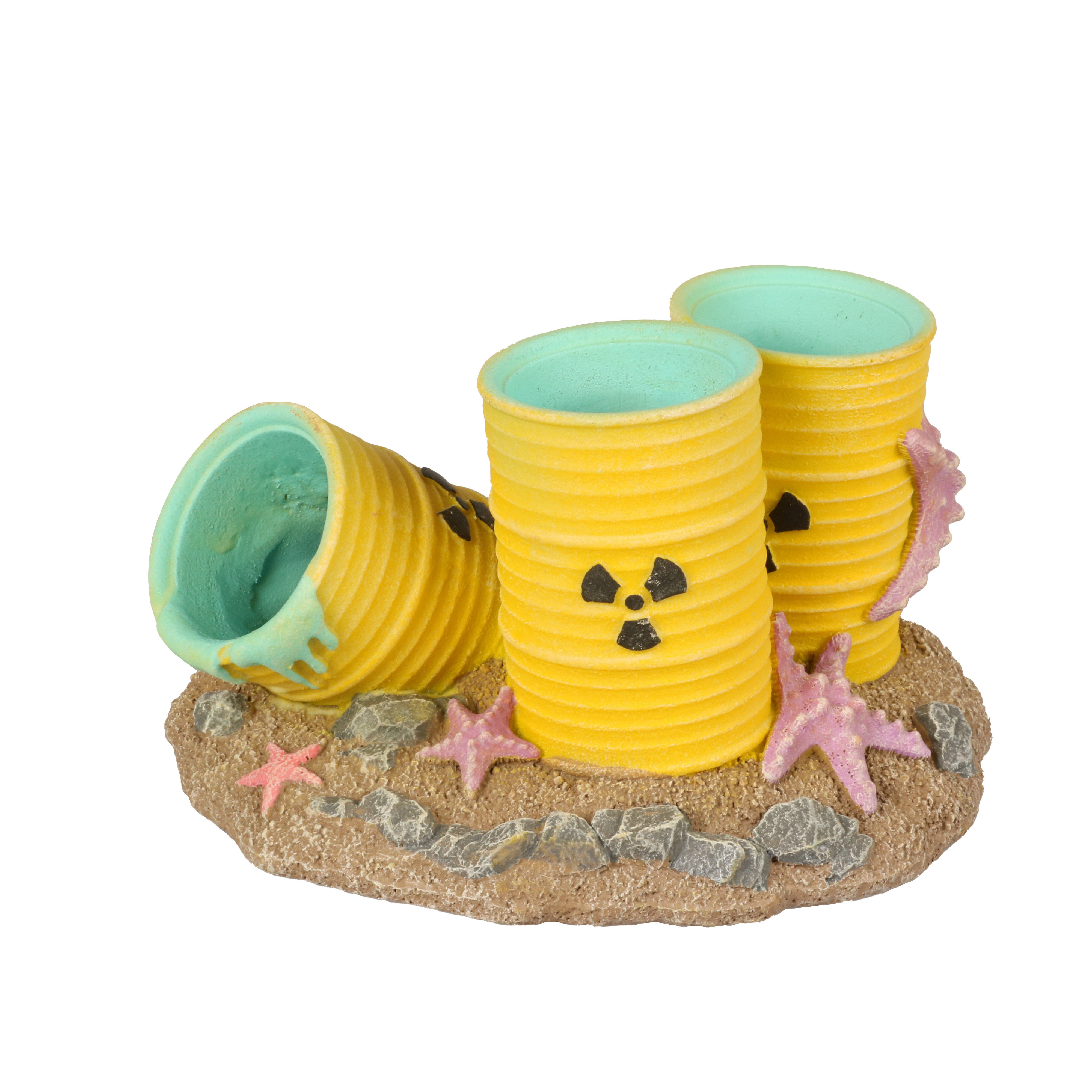 Aquadella - D&eacute;coration Baril Radioactif S - 12x9cm Image num&eacute;ro 1