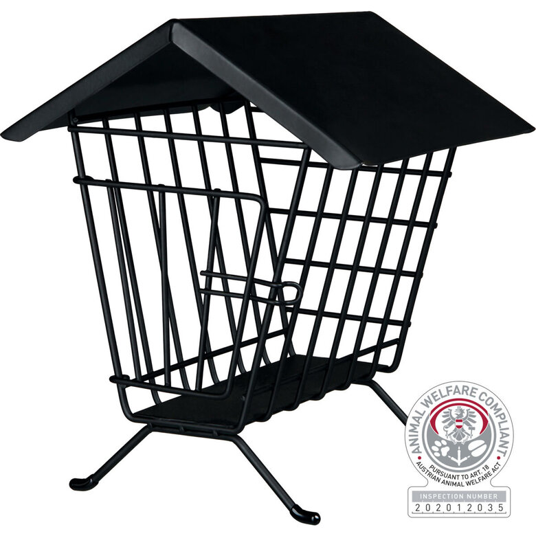 Trixie - Râtelier à foin à poser couvercle en métal noir - 20x23x20 cm Image numéro 1 Trixie - Râtelier à foin à poser couvercle en métal noir - 20x23x20 cm Image numéro 1