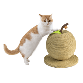 Leeby - Griffoir Pomme Funny pour Chats - 26x30cm