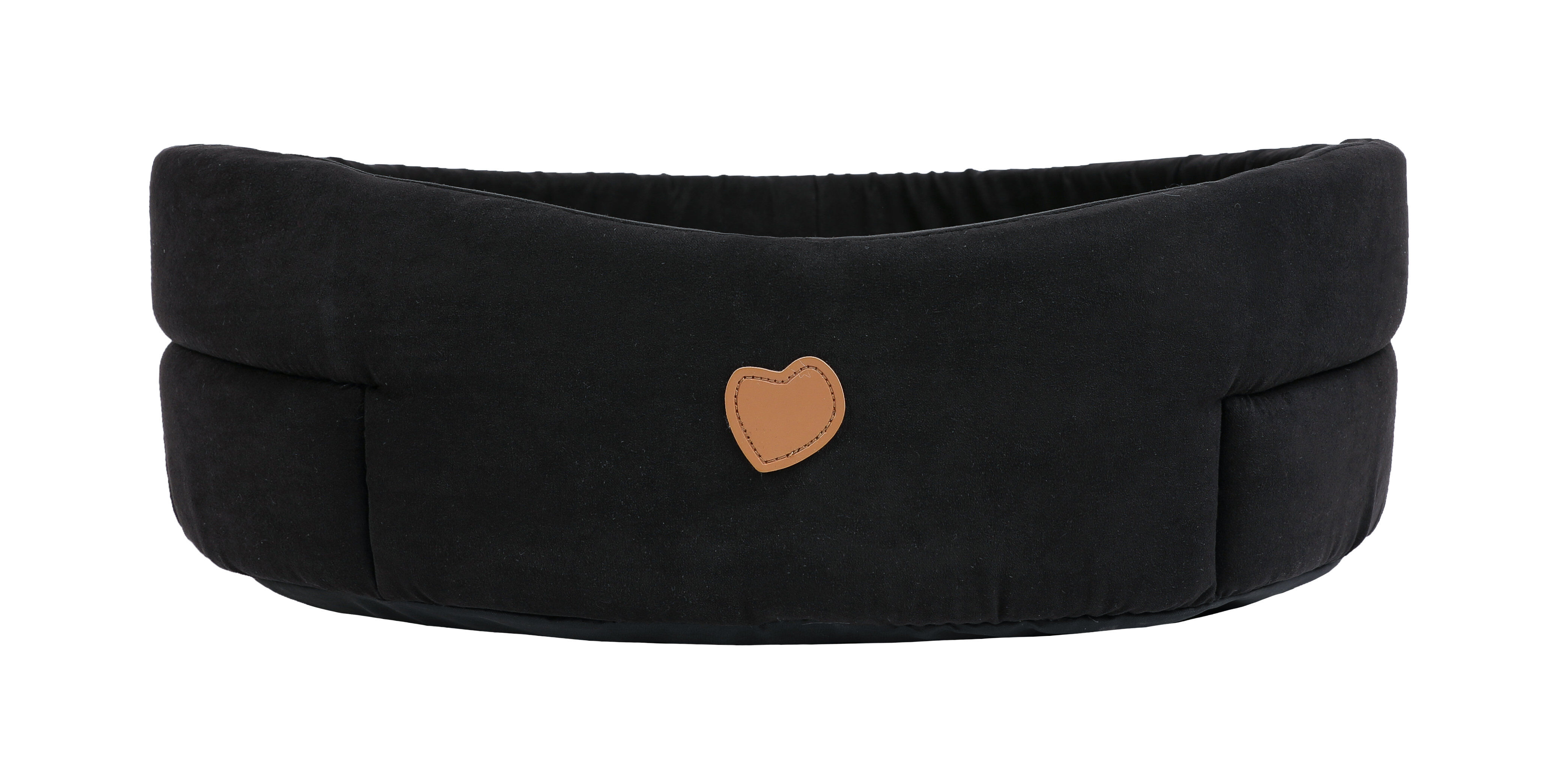 Animalis - Corbeille Tissus Su&eacute;dine Noir et Gris pour Chien - T1 Image num&eacute;ro 2