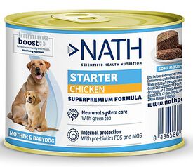 Nath - Pâtée Puppy starter au Poulet pour Chiots - 200g
