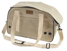 Bobby - Sac de Transport Tennis Beige pour Chiens et Chats - 45cm