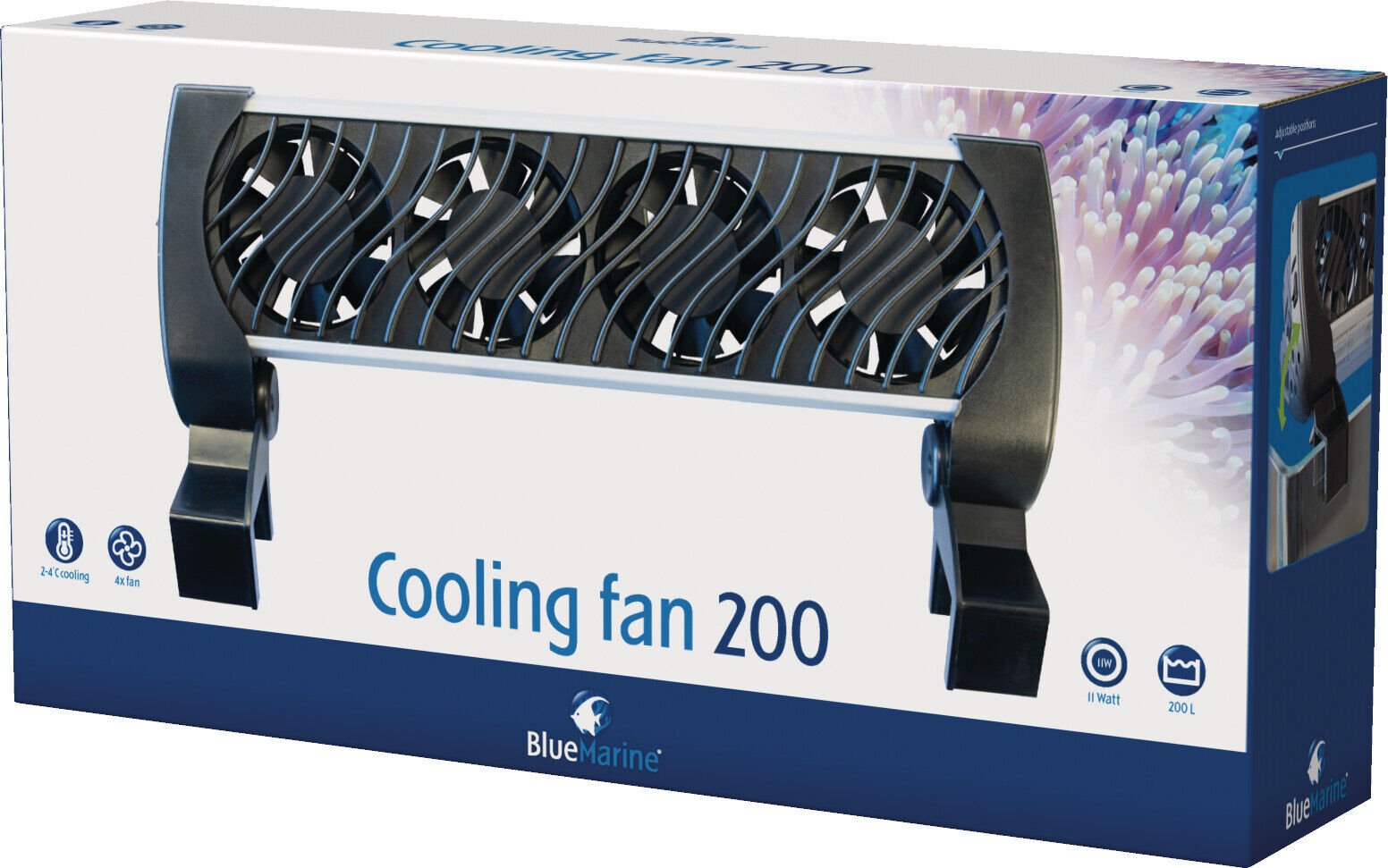 Blue Marine - Ventilateur de Refroidissement Cooling Fan 200 pour Aquarium Image num&eacute;ro 1