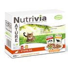 Nutrivia Nature - Sachets Bouchées Stérilisé en Sauce Viande pour Chat - 6x100g image number null