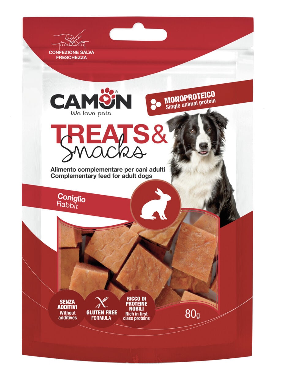 Camon - Friandises Treats & Snacks Rabbit Big Bites - 80g Image num&eacute;ro 1