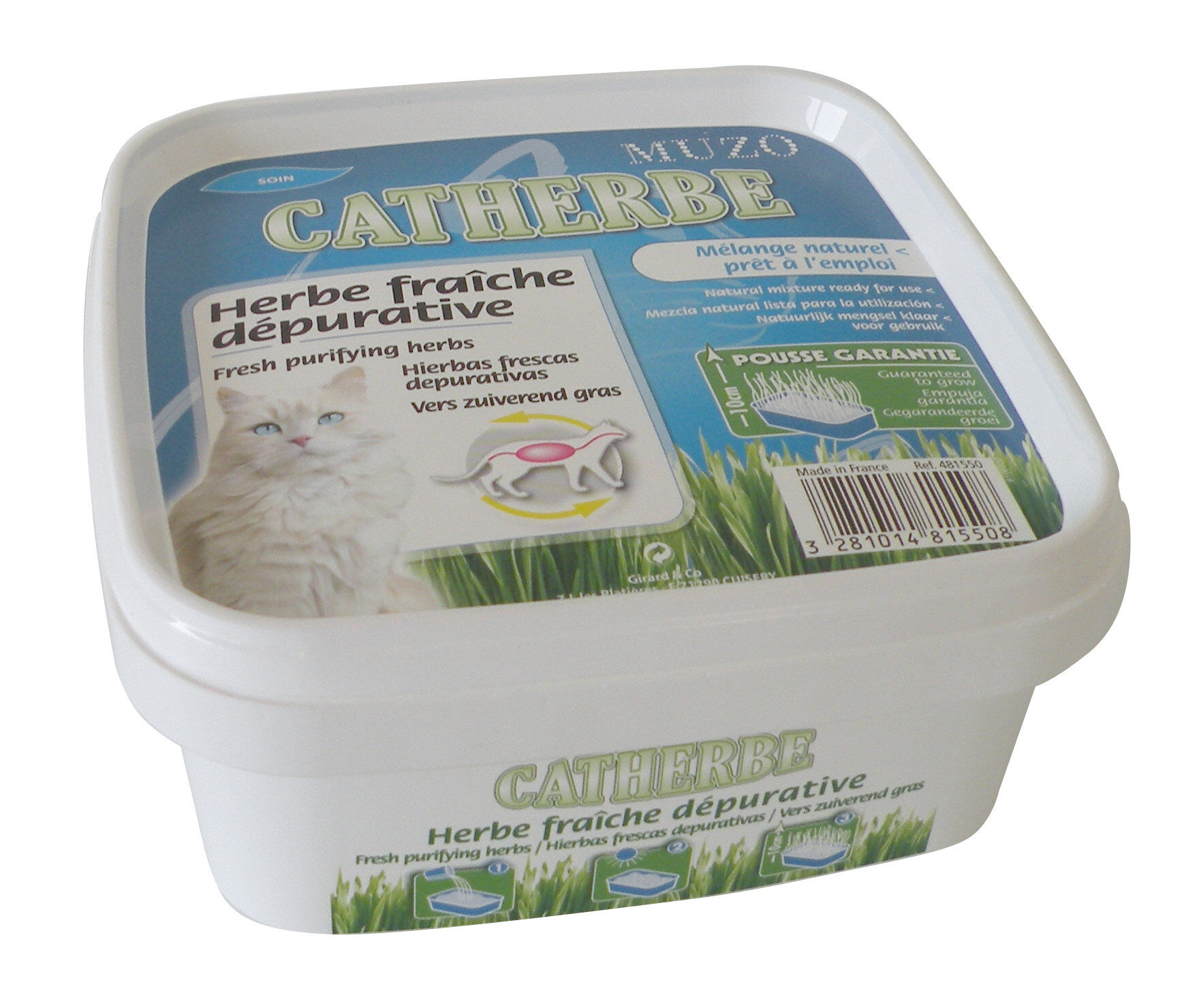Muzo - Herbe Catherbe Fra&icirc;che D&eacute;purative pour Chat Image num&eacute;ro 1