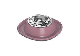 Animalis - Gamelle en Inox Soft Rose pour Chat