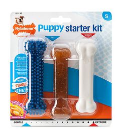Nylabone - Jouet à Mâcher Puppy Starter Kit pour Chiots - S