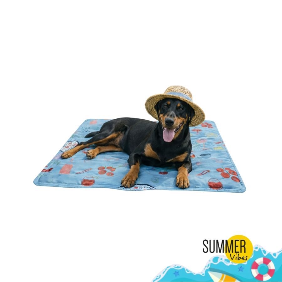 Summer Vibes - Tapis Rafra&icirc;chissant Motifs Dolce Vita pour Chiens - XL Image num&eacute;ro 1