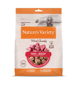 Nature's Variety - Bouchées Cube de Viandes Freeze au Boeuf pour Chiens - 50g