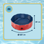Summer Vibes - Piscine Rouge pour Chiens - M Indicateur image num&eacute;ro 3