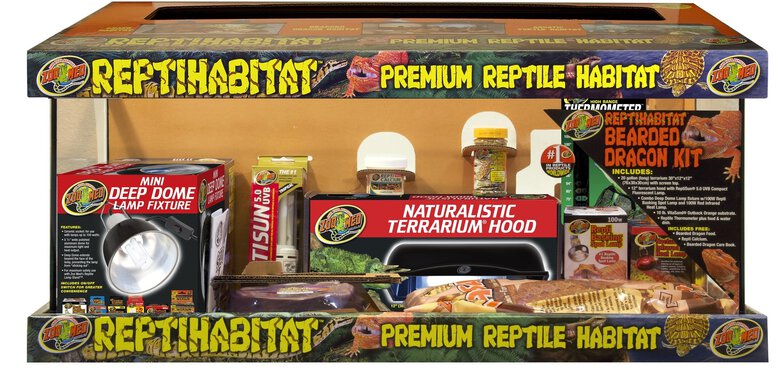 Zoomed - Kit terrarium tout équipé pour Pogona - 76 x 30 x 30 cm Image numéro 1 Zoomed - Kit terrarium tout équipé pour Pogona - 76 x 30 x 30 cm Image numéro 1